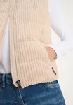 Matmix Teddy Cord Vest - Pearl Beige                   