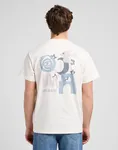 Relaxed Graphic T-shirt - Ecru