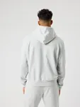 Classic Print Hoodie - Ultra Light Grey Melange