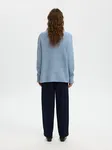 Selma Sus Ls Knit  - Dusty Blue