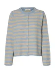 Lulu New Ls Knit Cardigan - Cashmere Blue Birch