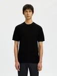 T-shirt Tray Knit Merino - Black