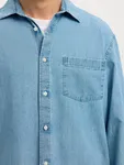 Carlo Denim Shirt - Light Blue Denim
