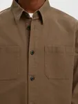 Travis Twill Overshirt - Chocolate Chip