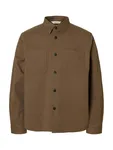 Travis Twill Overshirt - Chocolate Chip
