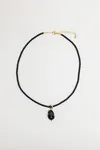 Petite Black Pearl Necklace - Black