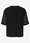 Julia Lace T-shirt - Black