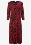 Flora Dress - Red/Patterned