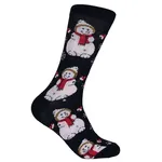 Julstrumpor i bomull - Snögubbe