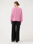 Fleur Ls Knit Cardigan - Begonia Pink