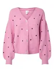 Fleur Ls Knit Cardigan - Begonia Pink
