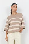 Sc-orlean Stripe 5 - Sand Melange Combi