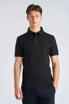 Needle Drop Polo S/S - Dusty Black