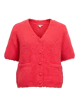 Saggia Knit Cardigan - Poinsettia Melange