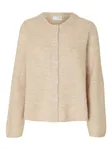 Lulu New Ls Knit Cardigan - Birch Melange