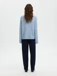 Lulu New Ls Knit Cardigan - Cashmere Blue Melange