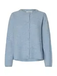 Lulu New Ls Knit Cardigan - Cashmere Blue Melange