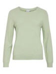 Tröja Viril O-neck knit - Smoke Green Light Melange