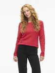 Tröja Vidalo O-neck L/S Knit - Hibiscus