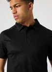 Sports Polo Shirt - Black Beauty