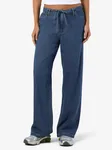Rine Wide Pants - Medium Blue Denim