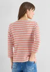 Tröja Multi Stripe Knit - Cherry Tomato Orange          