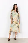 Sc-Carmen Dress - Bok Choy Combi