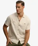 Merchant Textured Shirt - Oatmeal Beige
