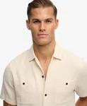 Merchant Textured Shirt - Oatmeal Beige