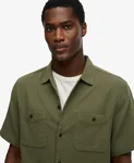 Merchant Textured Shirt - Beetle Green
