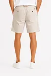 Oxford Drawstring Shorts - Sand Stripe