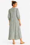 Dress seersucker -  Lt Khaki/White 