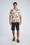 Floral Blend Shirt - Soft Coral