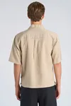 Structure Resort Shirt - Dk Sand