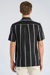 Structure Stripe Shirt - Black