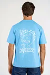 Oversize T-shirt Lemon Squeezy - Surf Blue