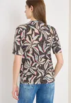 Kortärmad t-shirt i burnout stil - Macchiato Brown               