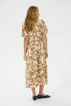 Kamarlo Dress - Oak Chalk Leafs