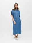 Objframe Tiana Denim Dress - Medium Blue Denim