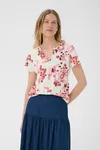Gesinas T-Shirt - Pink Shadow Flower Print