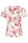 Gesinas T-Shirt - Pink Shadow Flower Print