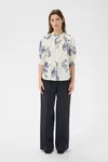 AlmerasPW Skjorta - Blue Shadow Flower Print