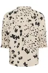 AlmerasPW Skjorta - Black Dot Flower Print