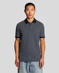 Pike Breton Polo Shirt - Dark Navy/White
