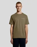 Script T-shirt - Khaki Ash