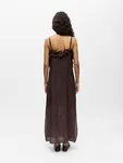 Objlyne Long Dress - Seal Brown