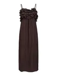 Objlyne Long Dress - Seal Brown