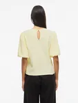 Vimalora O-Neck Top - Pastel Yellow