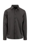 Obazi Shirt LS - Black/Silver Mink