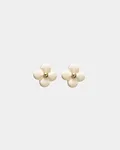 Seline Flower Earrings - Offwhite